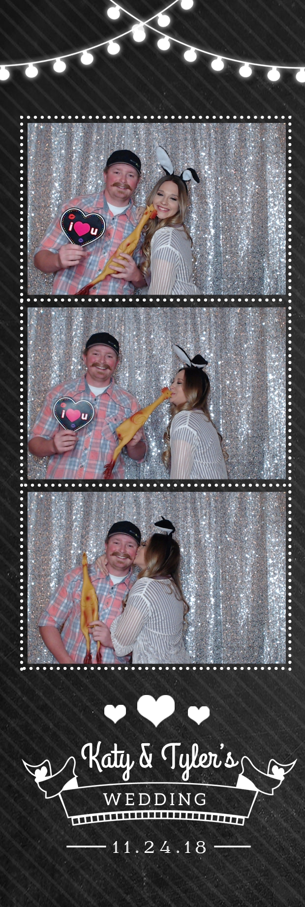 Katy and Tyler's wedding  | View more photos from the event at gallery.photoboothbillings.com/u/PhotoBoothBillings/Katy-and-Tylers-wedding